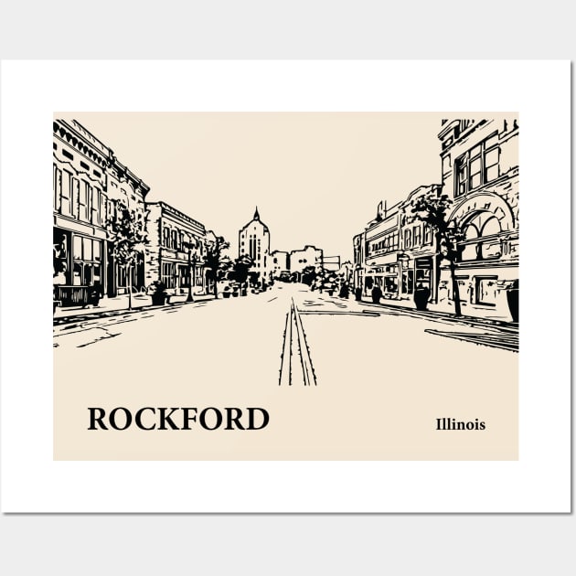 Rockford - Illinois Wall Art by Lakeric